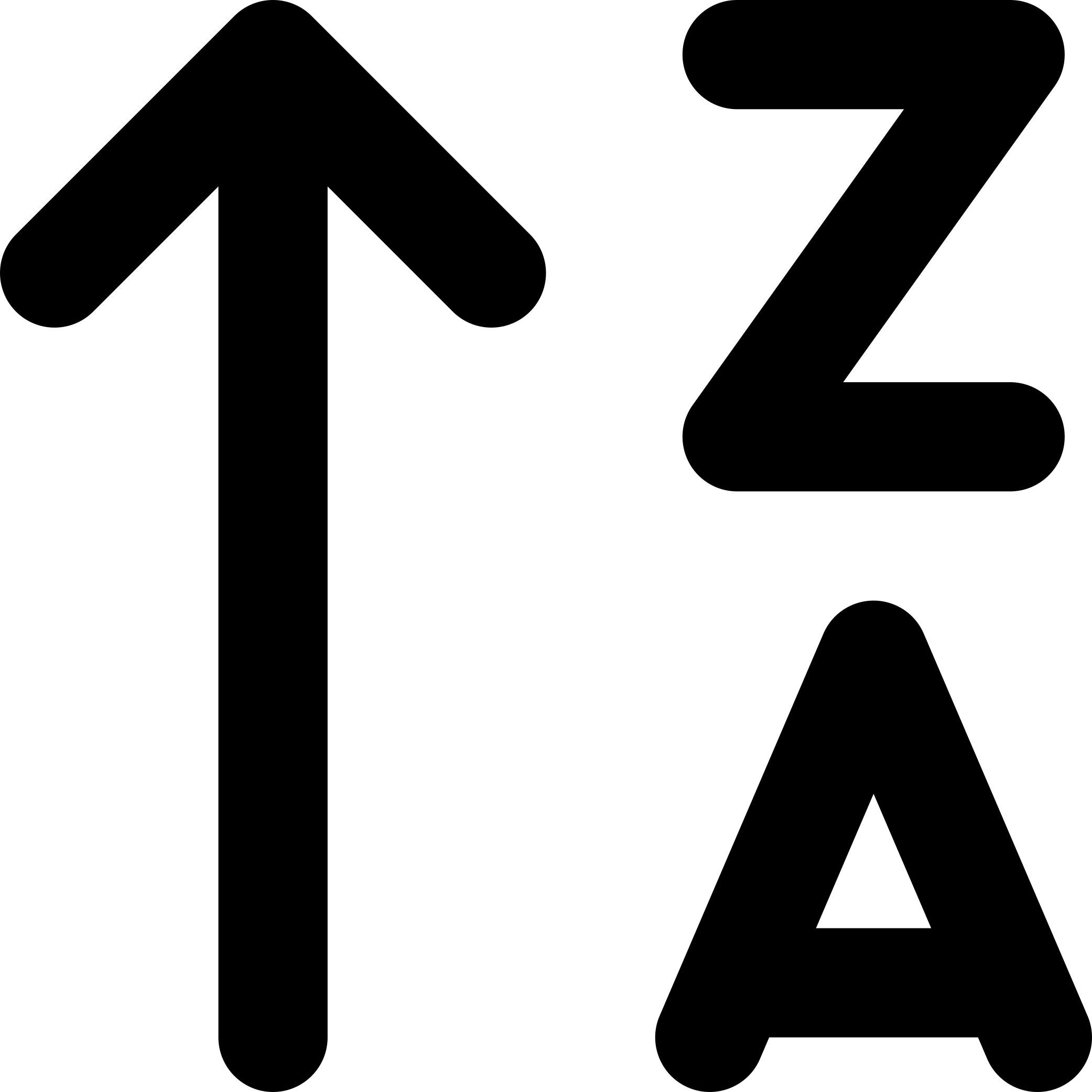 Arrow Up A Z Simple Line Art Svg Free Vectors